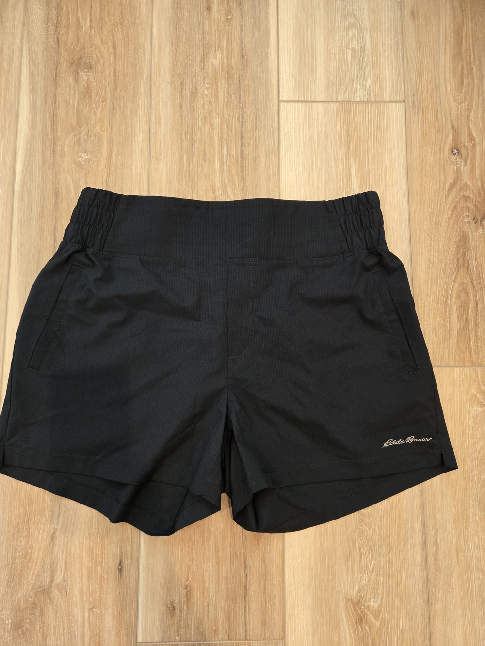 Eddie Bauer Black Athletic Short with Elastic Waistband